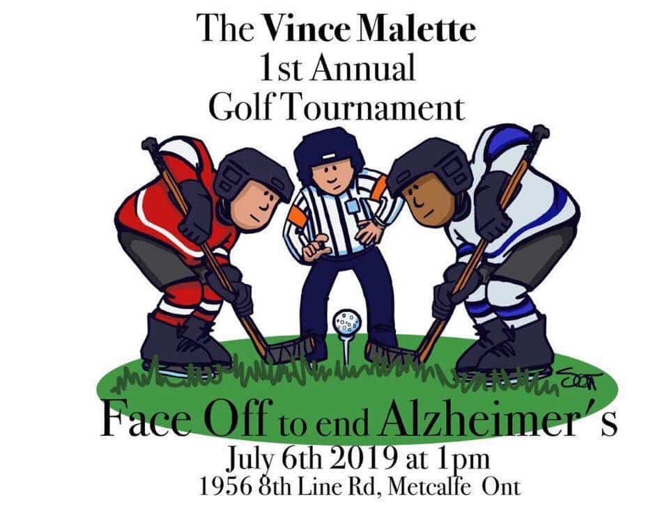 July 6, 2019 — Vince Malette Alzheimer’s Golf Tourney