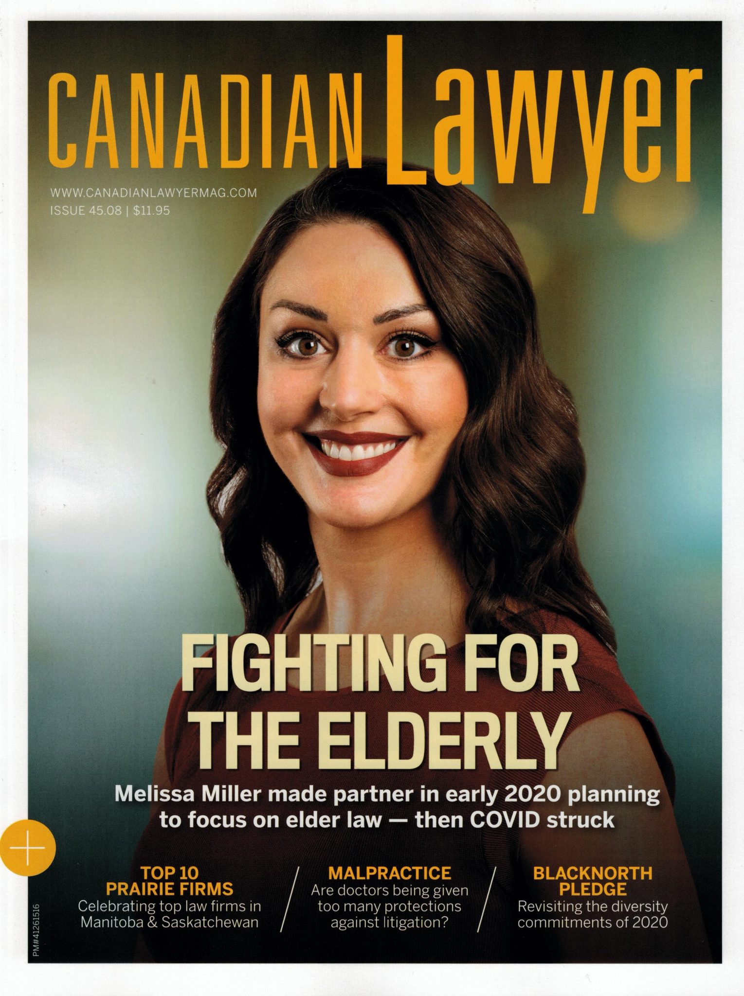 Melissa Miller Featured on the Cover of Canadian Lawyer Magazine